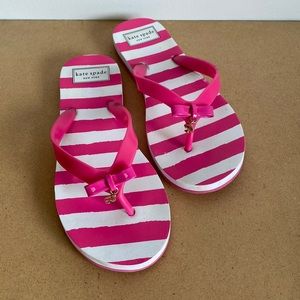 Kate Spade Sandals. Pink Bow tie. Size 9